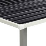 Vidaxl abri de jardin à portes coulissantes anthracite 386x312x178 cm