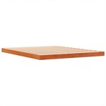 vidaXL Cadre de lit cire marron 150x200 cm bois de pin massif
