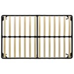 vidaXL Cadre de lit sans matelas noir métal 160x200 cm