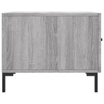 vidaXL Tables basses 2 Pièces sonoma gris 50x50x40 cm bois d'ingénierie