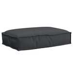 vidaXL Coussin Pallet pour siège noir 60x40x8 cm en tissu Oxford