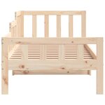 vidaXL Lit de jour sans matelas 80x200 cm bois de pin massif