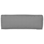 vidaXL Coussins de palette pour banc 2 Pièces Gris 120x40x8 cm Tissu Oxford