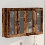 vidaXL Set de meubles muraux 2 Pièces Bois Ancien 69 5x34x90 cm