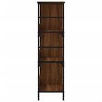 vidaXL Bibliothèque chêne marron 78 5x33x117 5 cm bois d'ingénierie