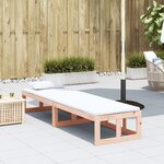 vidaXL Canapé de jardin extensible bois massif de douglas