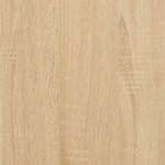 vidaXL Meuble TV Chêne sonoma 80x40x50 cm Bois d'ingénierie