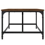 vidaXL Table basse Chêne marron 100x50x35 cm Bois d'ingénierie