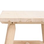 vidaXL Ensemble de salon de jardin 3 Pièces bois massif d'épicéa