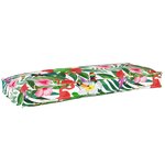 vidaXL Coussins de Palette pour Banc 2 Pièces Tropical Jungle 100x40x8 cm Tissu Oxford