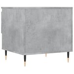 vidaXL Tables basses 2 Pièces gris béton 50x46x50 cm bois d'ingénierie