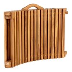 Chaise longue pliable en teck ARRIETA