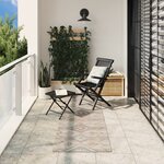 vidaXL Tapis ARBIZU intérieur extérieur design vintage 80x250 cm