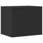 Organisateur armoire de bureau 36 x 26 x 29 5 cm bois d'ingénierie noir 02_0043555
