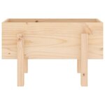 vidaXL Jardinière 62x30x38 cm bois massif de pin
