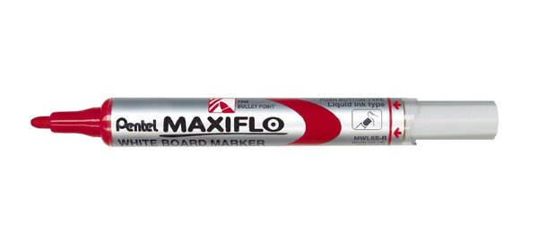 Marqueur MAXIFLO MWL5S pour tableau blanc Pte Ogive Fine Rouge PENTEL