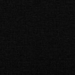 vidaXL Cadre de lit sans matelas noir 80x200 cm tissu