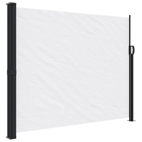 vidaXL Auvent latéral rétractable blanc 160x300 cm