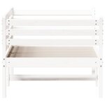 vidaXL Lit de jour sans matelas blanc 90x190 cm bois de pin massif
