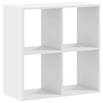 vidaXL Bibliothèque blanc 68 5x32x68 5 cm bois d'ingénierie