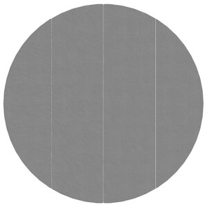 vidaXL Bâche de piscine gris clair Ø500 cm géotextile polyester