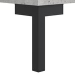 vidaXL Buffet haut Gris béton 69 5x34x180 cm Bois d'ingénierie