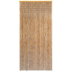 vidaXL Rideau de porte Bambou 90 x 200 cm