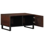 vidaXL Table basse marron 80x51x40 cm bois de massif manguier