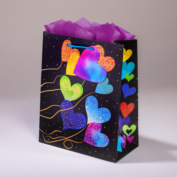 Sac cadeau vers toi mml 20 x h 25 ballons