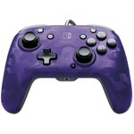 Manette filaire PDP Camouflage Violet pour Switch