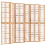 vidaXL Cloison de séparation pliable 6 panneaux 240x170 cm