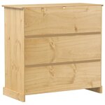 vidaXL Armoire à vin Corona 107 5x51x105 5 cm bois de pin massif