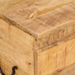 vidaXL Boîte de rangement 39x28x31 cm Bois massif d'acacia