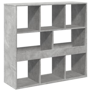 vidaXL Cloison de séparation gris béton bois d'ingénierie