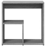 vidaXL Table d'appoint Sonoma gris 50x30x50 cm Bois d'ingénierie