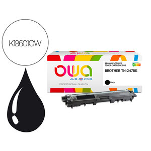 Q-connect toner laser - compatible Brother TN247BK - Noir - 3000p