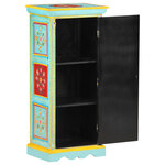 vidaXL Buffet peint à la main 40x30x90 cm Bois de manguier solide