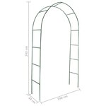 vidaXL Arche de jardin 2 Pièces pour plantes grimpantes