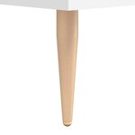 vidaXL Table basse blanc 50x50x40 cm bois d'ingénierie
