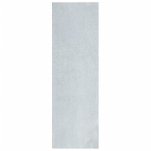 vidaXL Tapis HUARTE à poils courts doux et lavable bleu 80x250 cm