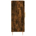 vidaXL Buffet chêne fumé 69 5x34x90 cm bois d'ingénierie