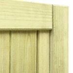 vidaXL Portail de jardin Bois de pin imprégné 75x100 cm