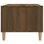 vidaXL Table basse chêne marron 89 5x50x40 cm bois d'ingénierie