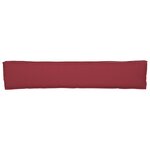 vidaXL Coussins de Palette pour Banc 2 Pièces Bourgogne 200x40x8 cm Tissu Oxford