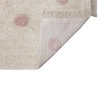 Tapis coton lavable Hippy Dots Nude - 120 x 160 cm