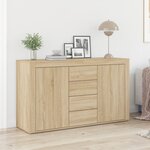 Buffet vidaXL Chêne de Sonoma Bois d'ingénierie 120 x 36 x 69 cm