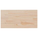vidaXL Dessus de table 2 Pièces 60x30x2 5cm rectangulaire bois pin massif