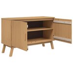 vidaXL Buffet OLDEN marron 114x43x73 5 cm bois massif de pin