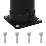 vidaXL Douche solaire Noir 214 cm 20 L