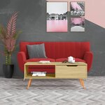 vidaXL Table basse Chêne Sonoma 100x49 5x43 cm Bois d'ingénierie